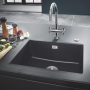 Grohe K700U Kompozit mosogatótálca 610x460, gránit fekete 31655AP0