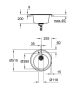 Grohe K200 kompozit mosogatótálca 51 cm, gránit fekete 31656AP0