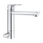 Grohe BauLoop egykaros konyhai csaptelep elzárószeleppel, króm 31713000