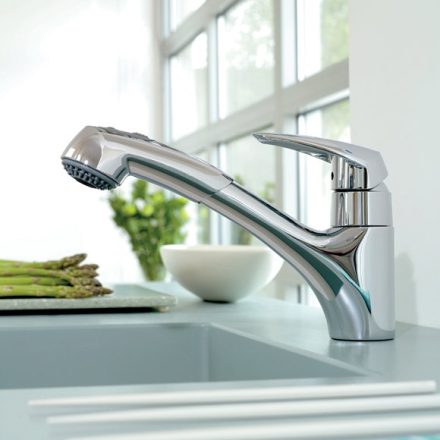 Grohe Eurodisc mosogató csaptelep, kihúzható fejjel 32257001