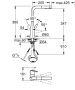 Grohe Zedra egykaros konyhai csaptelep kihúzható kétfunkciós fejjel, króm 32553002