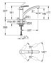 Grohe Eurosmart egykaros konyhai csaptelep, rozsdamentes acél hatású 33281DC3