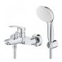 Grohe Eurosmart egykaros kádcsaptelep zuhanyszettel, króm 33302003