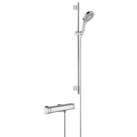 Grohe Grohtherm 2000 termosztátos zuhanycsaptelep zuhanyszettel, króm 34482001