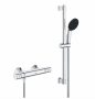 Grohe QuickFix Precision Start termosztátos zuhanycsaptelep zuhanysín készlettel, króm 34597001