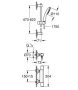 Grohe QuickFix Precision Start termosztátos zuhanycsaptelep zuhanysín készlettel, króm 34597001