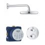 Grohe Grohtherm teljes zuhanyrendszer Tempesta 210 fejzuhannyal, króm 34726000