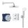 Grohe Grohtherm Smartcontrol Tempesta 210 falsík alatti termosztátos zuhanyszett, króm 34729000