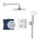 Grohe Grohtherm Smartcontrol Tempesta 210 falsík alatti termosztátos zuhanyszett, króm 34729000