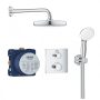 Grohe Grohtherm Smartcontrol Tempesta 210 falsík alatti termosztátos zuhanyszett, króm 34729000