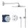 Grohe Grohtherm teljes zuhanyrendszer Rainshower Cosmopolitan 310 fejzuhannyal, króm 34731000