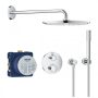 Grohe Grohtherm teljes zuhanyrendszer Rainshower Cosmopolitan 310 fejzuhannyal, króm 34731000