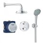 Grohe Grohtherm Teljes zuhanyrendszer Rainshower Cosmopolitan 160 fejzuhannyal, króm 34735000