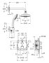 Grohe Grohtherm Teljes zuhanyrendszer Rainshower Cosmopolitan 160 fejzuhannyal, króm 34735000