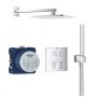 Grohe Grohtherm Cube teljes zuhanyrendszer Rainshower Allure 230 fejzuhannyal, króm 34741000