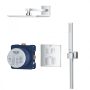 Grohe Grohtherm Cube teljes zuhanyrendszer Rainshower Allure 230 fejzuhannyal, króm 34741000