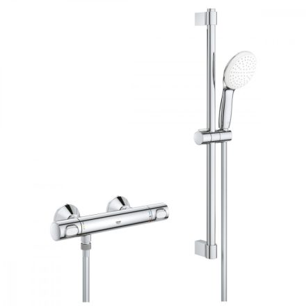 Grohe Grohtherm 500 termosztátos zuhanycsaptelep zuhanyszettel, króm 34796001