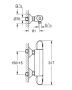 Grohe Grohtherm 1000 termosztátos zuhanycsaptelep, króm 34814003