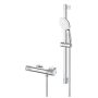 Grohe Grohtherm 1000 Performance termosztátos zuhanycsaptelep zuhanyszettel, króm 34834001