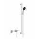 Grohe QuickFix Precision Feel termosztátos zuhanycsaptelep, 900 mm zuhanyrúd zuhanyszettel, króm 34853001