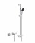 Grohe QuickFix Precision Feel termosztátos zuhanycsaptelep, 900 mm zuhanyrúd zuhanyszettel, króm 34853001