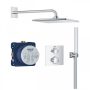 Grohe Precision Thermostat rejtett zuhanyrendszer Vitalio Rain Mono 310 Cube fejzuhannyal, króm 34881000