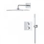 Grohe Precision Thermostat rejtett zuhanyrendszer Vitalio Rain Mono 310 Cube fejzuhannyal, króm 34881000