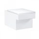 Grohe Eurocube szögletes fali WC csésze 37x56,5 cm duroplast ülőkével, alpin fehér 39244000