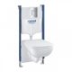 Grohe QuickFix Solido Compact 5 az 1-ben WC szett tartállyal, szerelőelemmel, nyomólappal 39816000