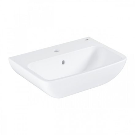 Grohe QuickFix Start Edge Ceramic mosdó 55x40 cm, túlfolyóval és csaplyukkal, alpin fehér 39949000