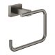 Grohe Essentials Cube fedél nélküli WC papír tartó, szálcsiszolt grafit 40507AL1