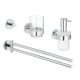 Grohe Essentials 4 az 1-ben fürdőszobai kiegészítő szett, króm 40846001