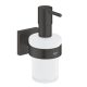 Grohe QuickFix Start Cube fali szappanadagoló tartókonzollal 160 ml, matt fekete 410982430