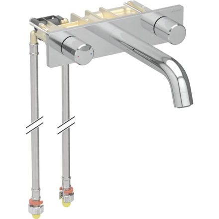 Geberit ONE két fogantyús fali mosdócsaptelep, Geberit ONE szerelőelemhez, króm 116.460.21.1
