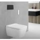 Geberit AquaClean Sela Square komplett higiéniai berendezés, fali kerámia WC, fehér takarólap 146.250.01.1