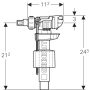 Geberit 380 típusú töltőszelep, oldalsó vízcsatlakozás 240705001 (240.705.00.1)