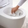 Geberit ONE TurboFlush fali WC 37x54 cm, ülőkével, fehér design takarólappal 500201011 (500.201.01.1)