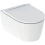 Geberit ONE mélyöblítésű fali WC 37x54 cm, TurboFlush öblítéssel és WC-ülőkével, matt fehér 500.202.JT.1