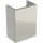 Geberit Acanto alsó szekrény kézmosóhoz, egy ajtóval 40 cm matt homokszürke/fényes homokszürke üveg (500.607.JL.2)