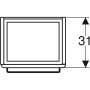 Geberit Selnova Compact 45 cm alsó szekrény kézmosóhoz 501.613.01.1 (501613011)