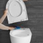 Geberit Acanto fali kerámia WC 36x53 cm TurboFlush technológiával, KeraTect bevonattal, Rimless kivitel, fehér 502.774.00.8 (502774008)