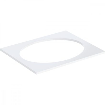 Geberit Selnova Square mosdópult 59,1x47,5 cm, fényes fehér 502.860.00.1