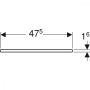 Geberit Selnova Square mosdópult 79,1x47,5 cm, világos hikoridió 502.867.00.1