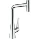 Hansgrohe Metris Select konyhai csaptelep kihúzható zuhanyfejjel ECO 14786000