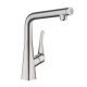 Hansgrohe Metris Select M71 rozsdamentes acél hatású konyhai csaptelep 14883800