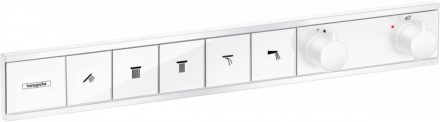 Hansgrohe RainSelect 5 funkciós termosztát falsík alatti telepítéshez, matt fehér 15384700