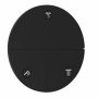 Hansgrohe ShowerSelect Comfort S 3 funkciós falsík alatti elzáró- és váltószelep, matt fekete 15558670