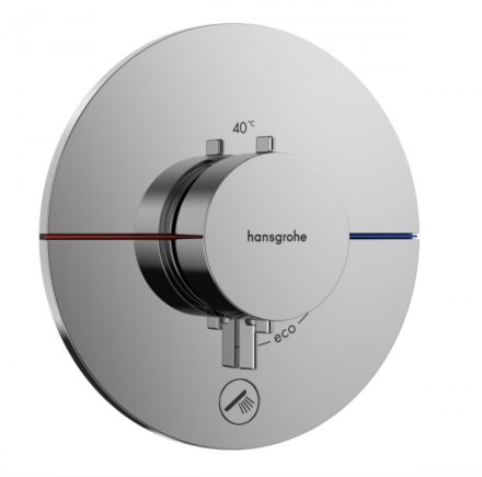 Hansgrohe ShowerSelect Comfort S rejtett termosztát 1 fogyasztóhoz és 1 további kimenethez, króm 15562000