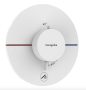 Hansgrohe ShowerSelect Comfort S rejtett termosztát 1 fogyasztóhoz és 1 további kimenethez, matt fehér 15562700