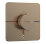 Hansgrohe ShowerSelect Comfort Q rejtett termosztát 1 fogyasztóhoz és 1 további kimenethez, szálcsiszolt bronz 15589140